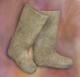 Валенки мужские натуральные серые